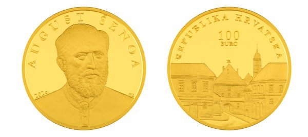 Zlatnik „August Šenoa“ 1 unca