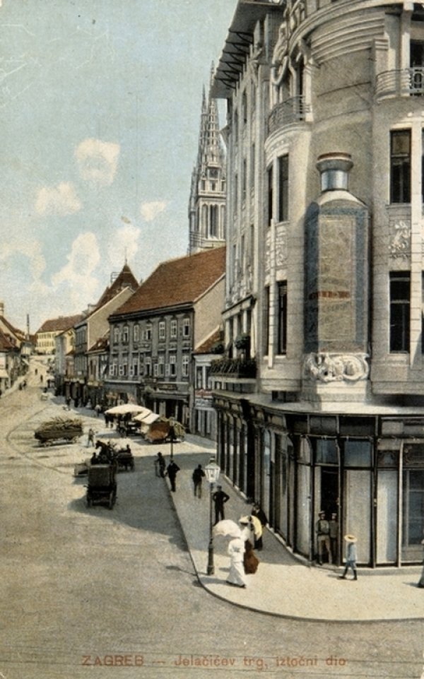 Zgrada na uglu Jelačićevog trga i Jurišićeve