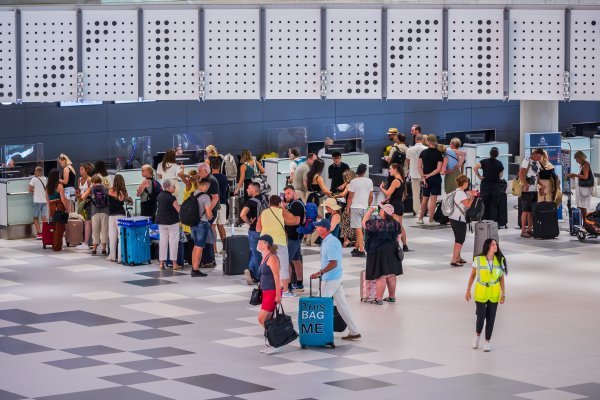 Turisti, ilustracija