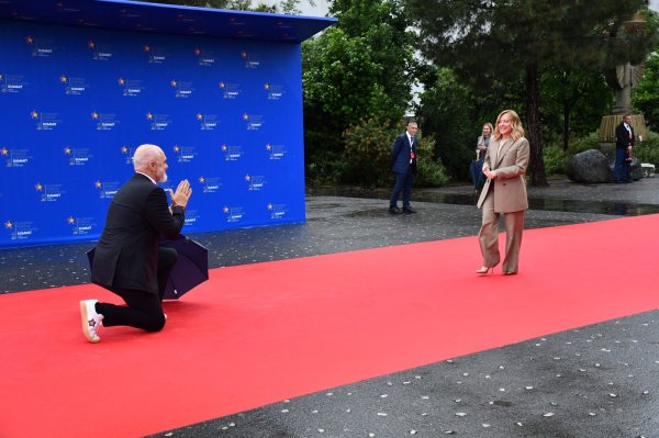 Edi Rama i Georgia Meloni