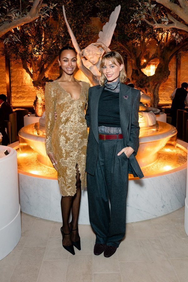 Zoe Saldana i Margot Robbie