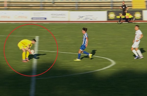 Pogledajte nevjerojatan previd sudaca zbog kojeg je golman Dugopolja dobio crveni karton