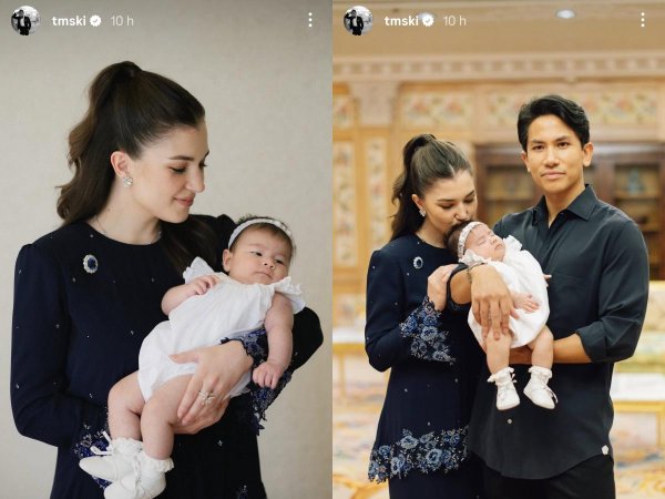 Princeza Anisha i princ Mateen s kćerkicom