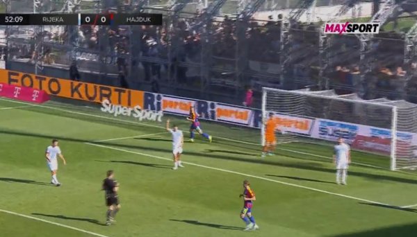 Pogledajte: Melnjak je zabio za Hajduk, ali VAR je poništio gol splitske momčadi