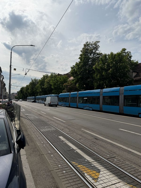 Zastoj prometa u Zagrebu