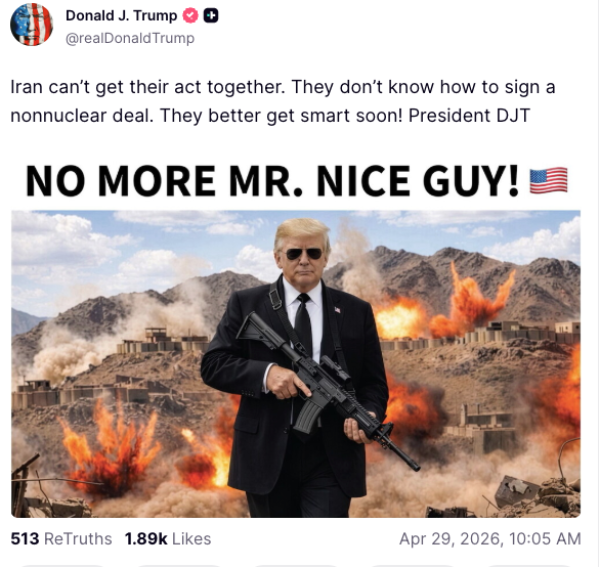 Trump upozorava Iran