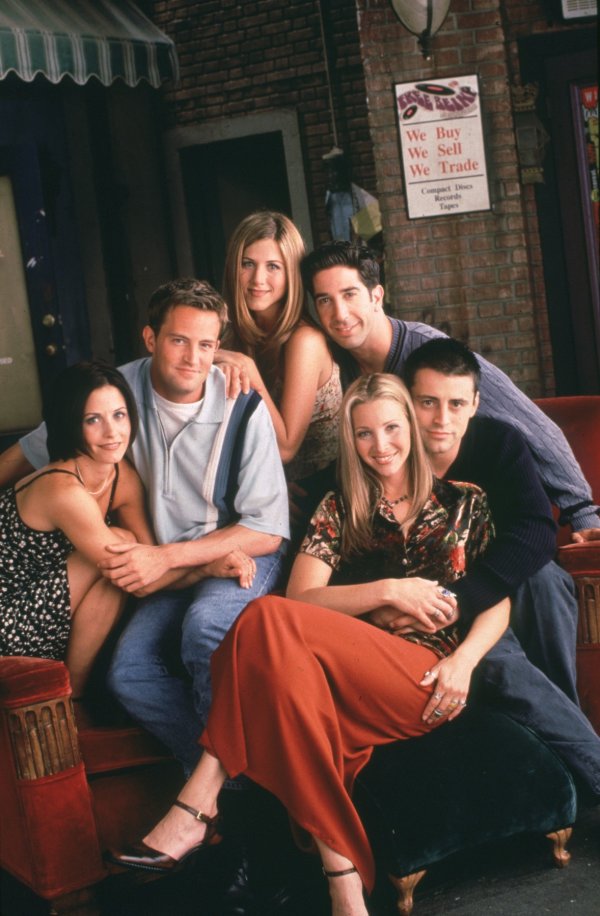 Courtney Cox, Matthew Perry, Jennifer Aniston, David Schwimmer i Matt LeBlanc (2)