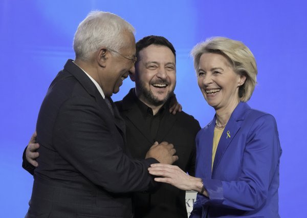 Antonio Costa, Volodimir Zelenski i Ursula von der Leyen