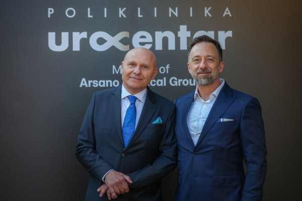 Izv. prof. dr. sc. Zoran Peršec, ravnatelj Poliklinike Urocentar i Boris Rivić, predsjednik Uprave i glavni izvršni direktor Arsano Medical Group