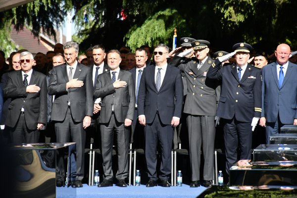 Okučani: Obilježavanje 31. obljetnice vojno-redarstvene operacije 'Bljesak'