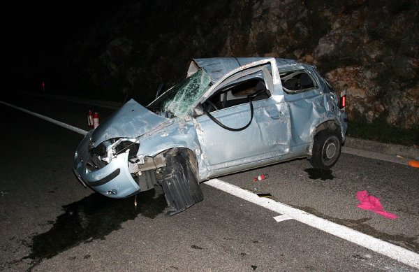 Automobil u kojem su poginule sestre Filipović