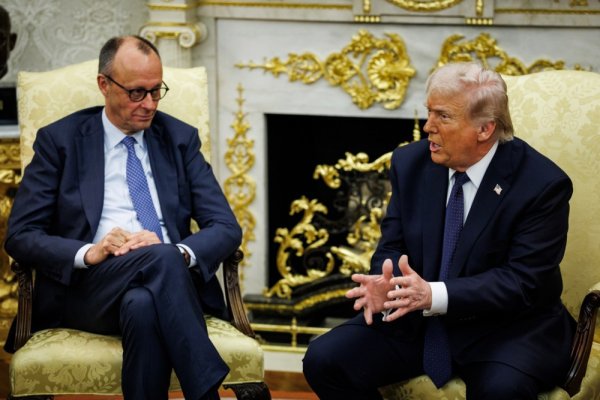 Friedrich Merz i Donald Trump - toplo-hladno