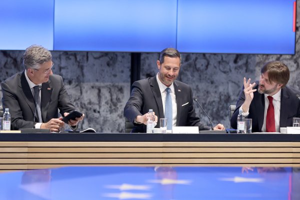 Andrej Plenković, Tonči Glavina i Tomislav Ćorić