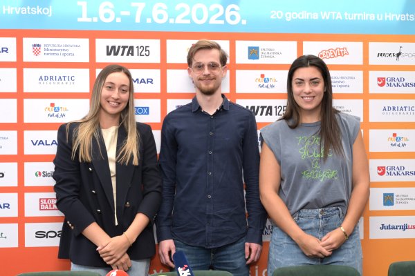 WTA Makarska Open najavljen u Zagrebu_Lucija Ćirić Bagarić_Mateo Dikić_Ana Konjuh
