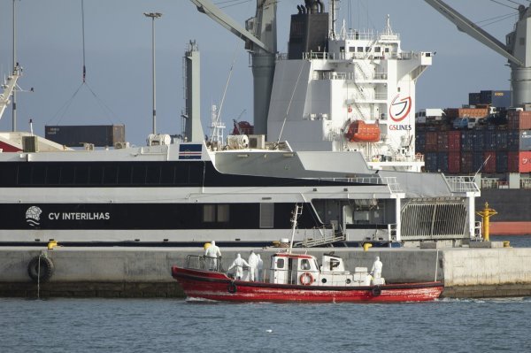 Kruzer na kojem je izbila zaraza hantavirusom