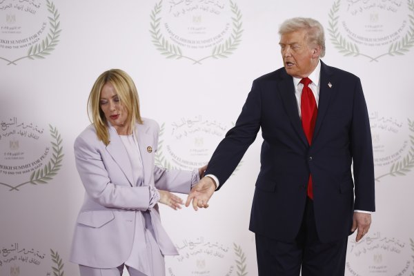 Giorgia Meloni i Donald Trump