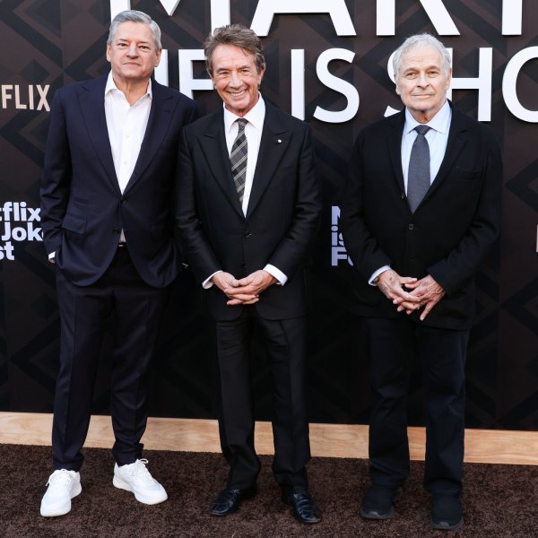 Ted Sarandos, Martin Short i Lawrence Kasdan