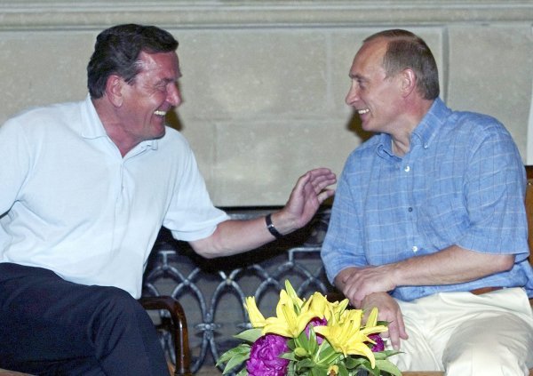 Gerhard Schröder i Vladimir Putin