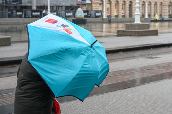 Stiglo nevrijeme: U Zagrebu jako zapuhalo, a onda je krenula kiša