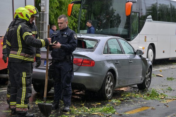 Posljedice nevremena u Zagrebu: Troje ozlijeđenih, više od 300 poziva