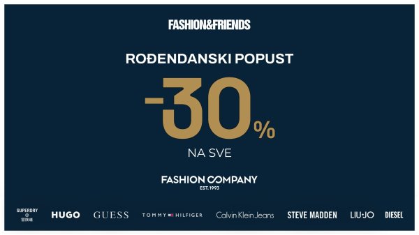Fashion Company povodom rođendana donosi 30% popusta na sve