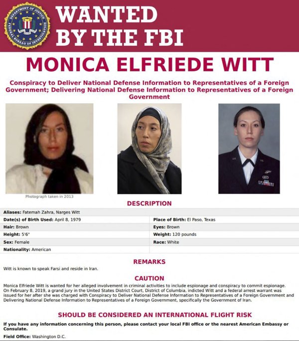 FBI traži američku obavještajku koja je pomagala Iranu: Nude 200.000 dolara