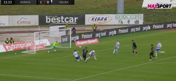 Pogledajte sjajan gol Ante Ercega za vodstvo Gorice 2:0