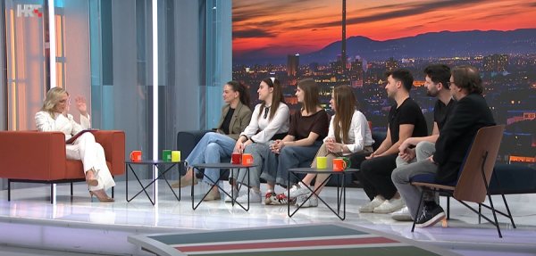Grupa Lelek tijekom gostovanja u emisiji 'Kod nas doma'