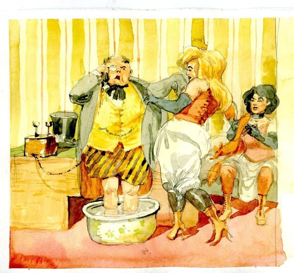 Ilustracije Andrzeja Zarębe za knjigu 'Carska i kraljevska kuhinja' 