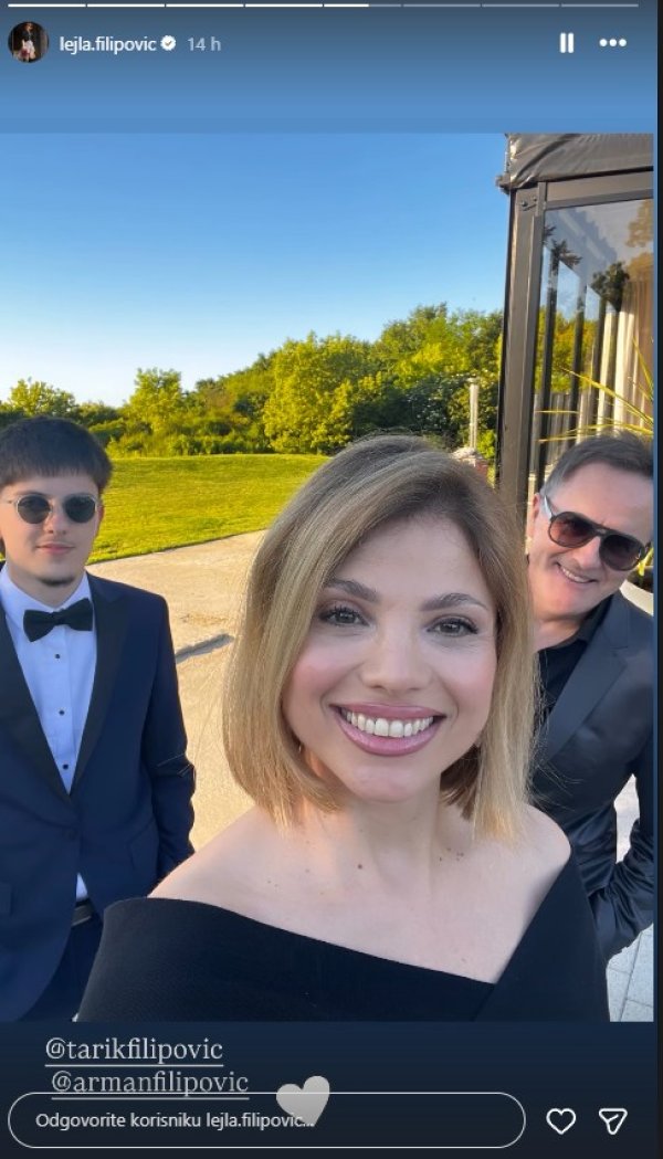 Objava Lejle Filipović na Instagram
