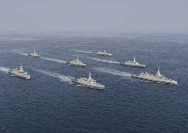 Korvete klase Gowind u formacijskoj plovidbi