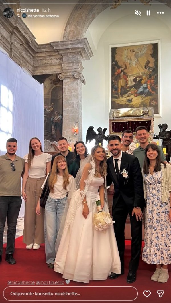 Vjenčanje Martina Erlića i Nikoline Perković