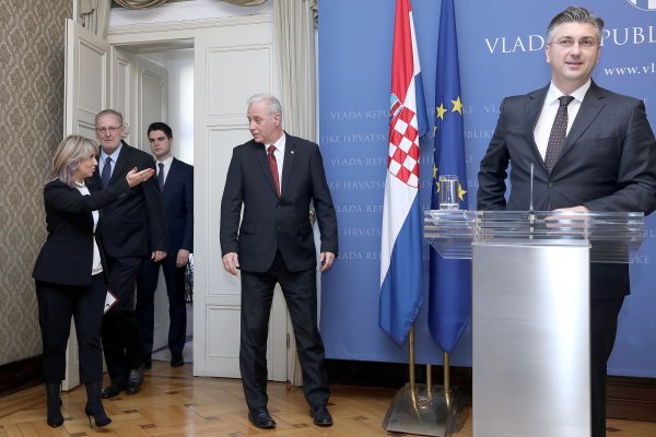 Dinko Cvitan i Andrej Plenković