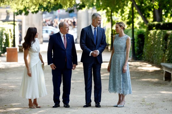 Kraljica Letizia, princ Albert, kralj Felipe, princeza Charlene