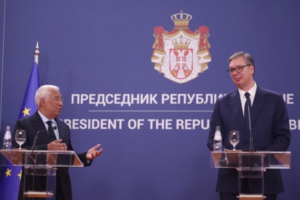 Antonio Costa stoji u Beogradu pored Vučića i govori mu: Mi nikoga ne ucjenjujemo