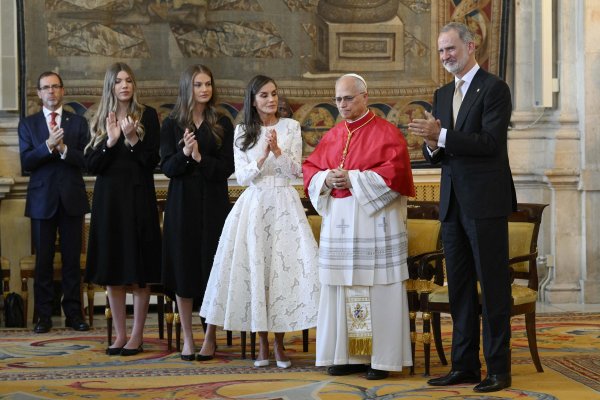 Kraljica Letizia, Kralj Felipe i papa Lav