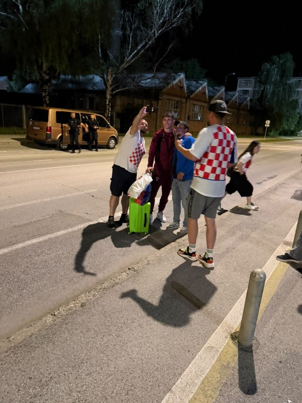 Ante Budimir s navijačima