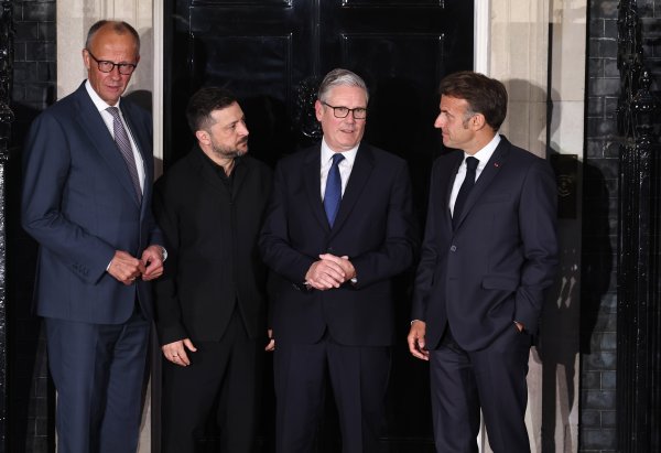 Friedrich Merz, Volodimir Zelenski, Keir Starmer i Emmanuel Macron