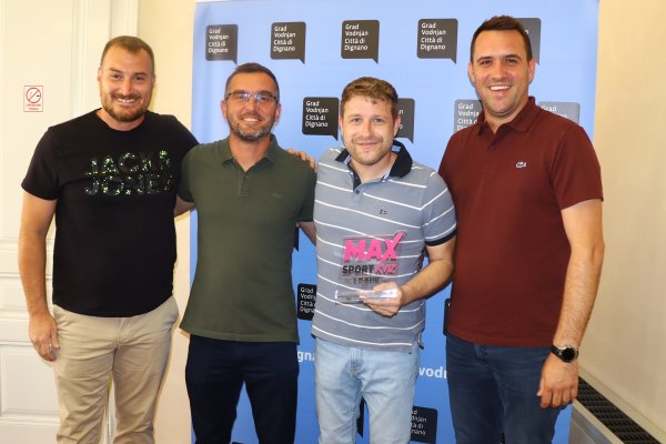 Prijem za vodnjansku ekipu Pere, pobjednike MAXsport kviza