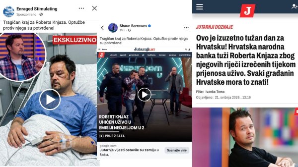 Robert Knjaz na lažnim oglasima/tekstovima