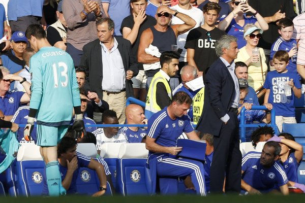 Thibaut Courtois i Jose Mourinho
