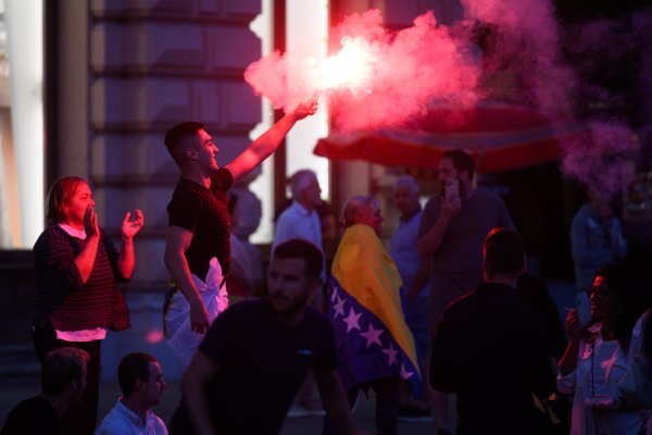 Gledanje utakmice BiH u Zagrebu