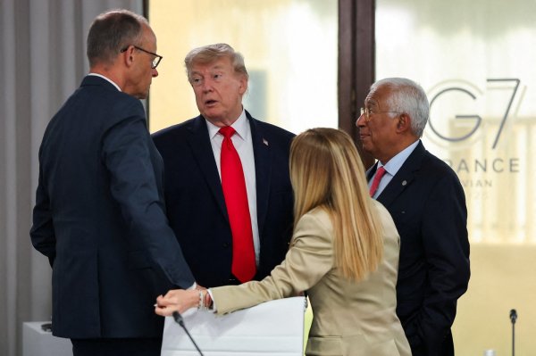 Friedrich Merz, Donald Trump, Antonio Costa, Georgia Meloni