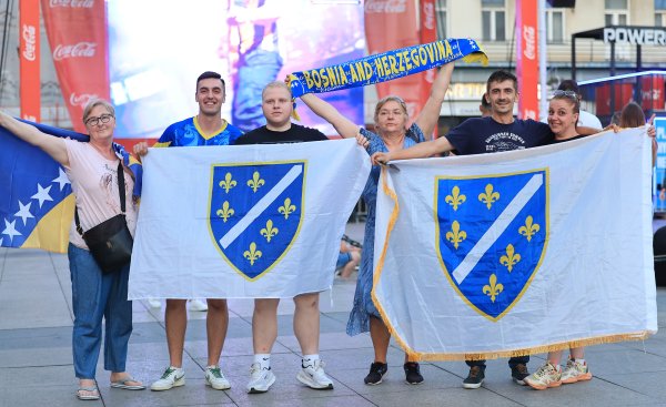 Praćenje utakmice BiH u Zagrebu