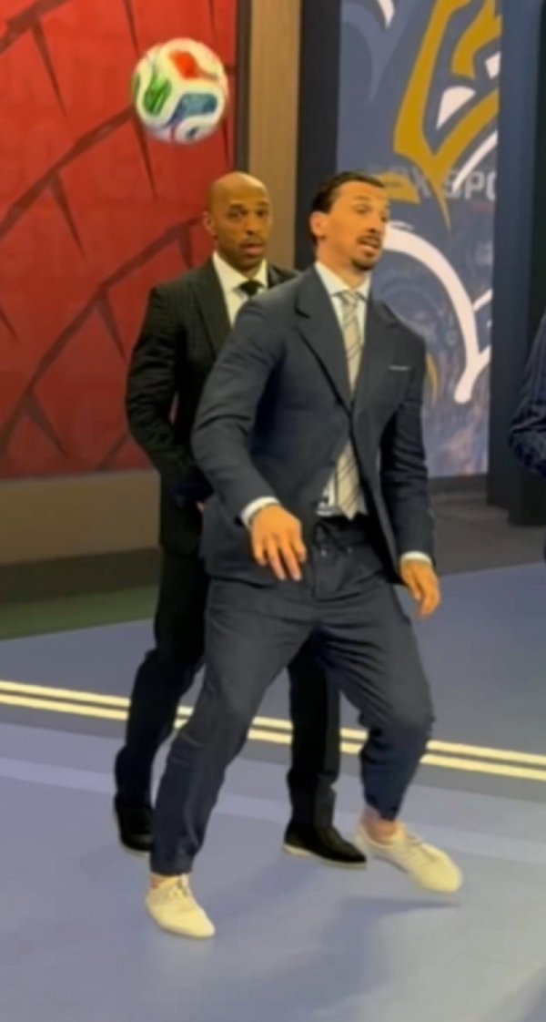 Pogledajte kakav su šou Zlatan Ibrahimović i Thierry Henry napravili u pauzi između utakmica