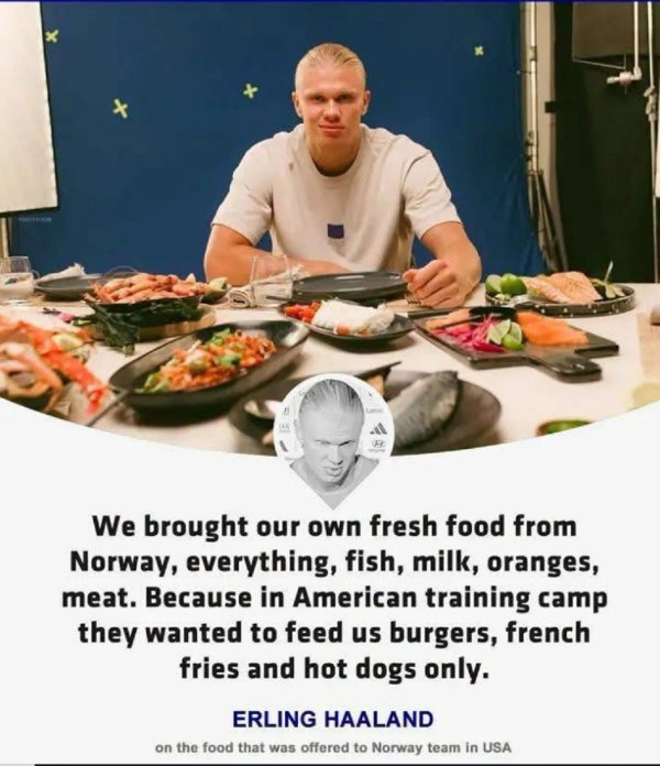 Haaland o hrani