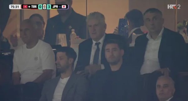 Davod Šuker na utakmici Japan - Tunis