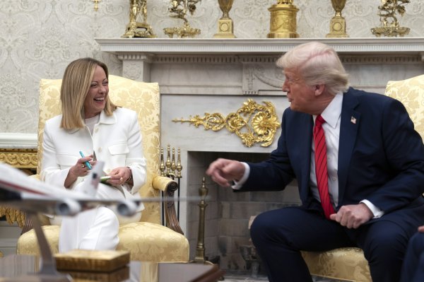 Giorgia Meloni i Donald Trump