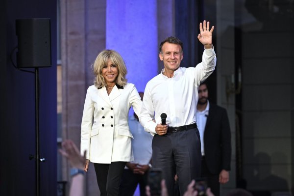 Emmanuel Macron i Brigitte Macron