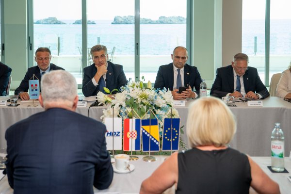 Čović: 'Da nije premijera Plenkovića, teško bi BiH danas uopće bila interes'